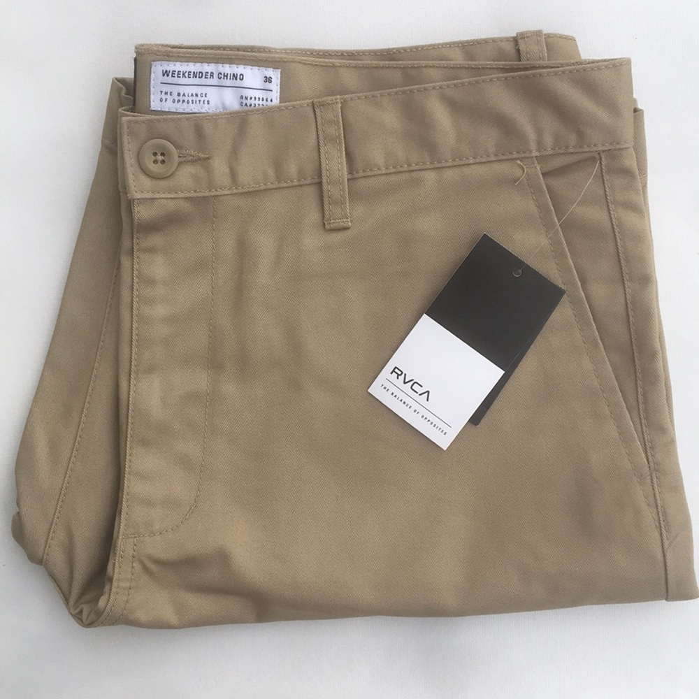 RVCA CHINO SLIM FIT SHORTS